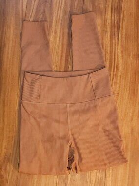 Girlfriend Collective High Rise Ribbed Leggings in Rye
